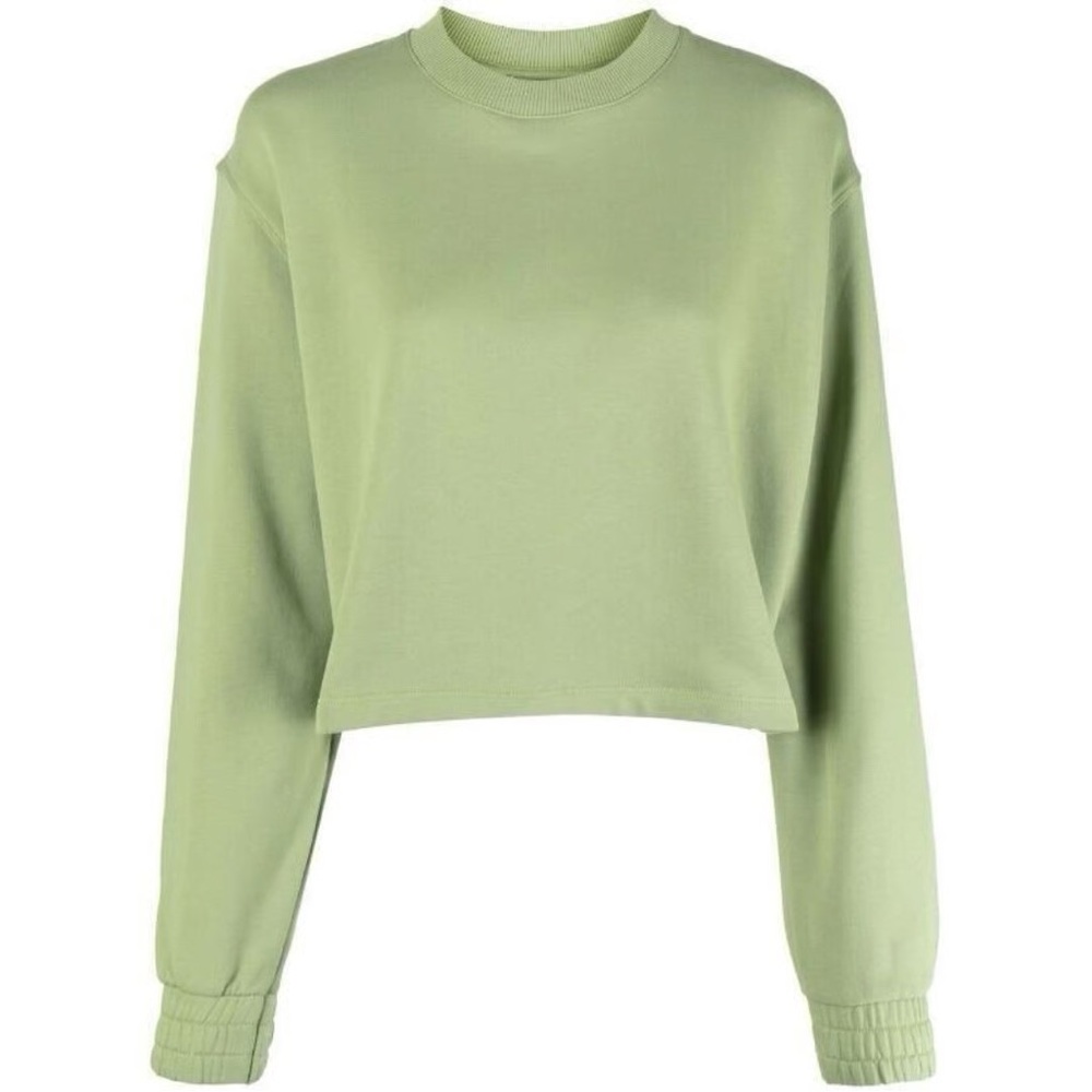 Apparis Isabel Green Cropped Crewneck Organic Cotton‎ Size XL
